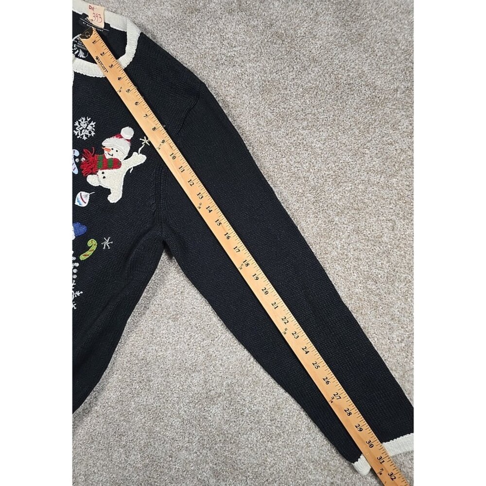 All Points Reference Point Snowman Christmas Swea… - image 9